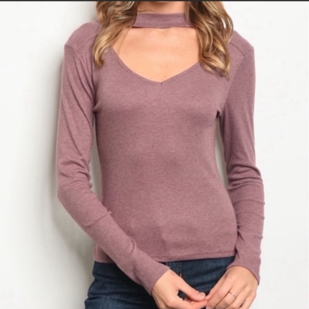 ⭐️SALE FIRM PRICE Soft Wine Color Choker N…